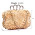 LSE00145- Nude Women's Knuckle Rings Evening Bag