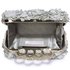 LSE00145- Silver Women's Knuckle Rings Evening Bag