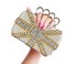 LSE00176- Wholesale & B2B Ivory Women's Knuckle Rings Evening Bag Supplier & Manufacturer