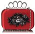 LSE00178- Wholesale & B2B Red Women's Knuckle Rings Evening Bag Supplier & Manufacturer
