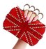 LSE00177- Wholesale & B2B Red Women's Knuckle Rings Evening Bag Supplier & Manufacturer