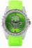 LSW004- Women's Green Skull Diamante Watch