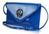 LSE00180- Blue Patent Skull Clutch purse