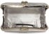 LSE0049 - Gorgeous Silver Crystal Strip Clutch Evening Bag