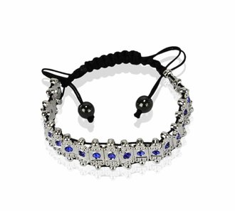 LSB0060- Blue Crystal Bracelet