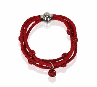 LSB0057- Red Crystal Bracelet