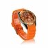 LSW0013- Unisex Orange Skull Watch