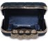 LSE00195- Navy Skull Embossed Clutch Bag