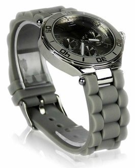 LSW0015- Grey Unisex Diamante Watch