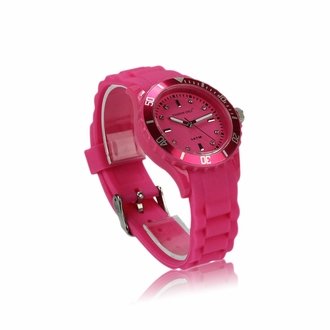 LSW0016- Fuchsia Unisex Fashion Watch
