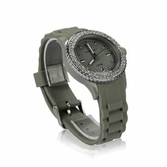 LSW0017- Wholesale & B2B Grey Fashion Diamante Watch Supplier & Manufacturer
