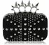 LSE00185- Black Women's Studded Evening Bag