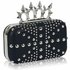 LSE00185- Wholesale & B2B Navy Women's Studded Evening Bag Supplier & Manufacturer