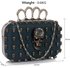 LSE00194- Wholesale & B2B Navy Women's Knuckle Rings Evening Bag Supplier & Manufacturer