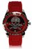 LSW0012- Unisex  Red Skull Watch