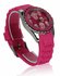 LSW0013- Unisex Fuchsia Skull Watch