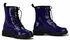 LSS00112 - Blue Patent Chunky Boots