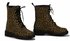 LSS00112 - Brown leopard  Patent Chunky Boots