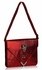 LSE00186 - Red Skull Flapover Clutch Purse