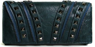LSP1002 - Blue Studded ladies wallet