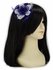 LSH00138 - Navy/White Feather and Mesh Flower Fascinator