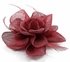 LSH00138 - Pink Feather and Mesh Flower Fascinator