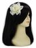 LSH00138 - Ivory Feather and Mesh Flower Fascinator