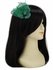 LSH00126- Green Feather and Mesh Flower Fascinator