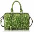 LS7008 - Green Medium Barrel Handbag