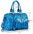 LS7008 - Blue Medium Barrel Handbag