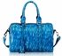 LS7008 - Blue Medium Barrel Handbag