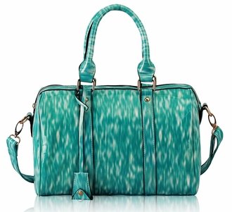 LS7008 - Wholesale & B2B Emerald Medium Barrel Handbag Supplier & Manufacturer