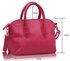 LS0049 - Pink Snake Skin Effect Fashion Handbag