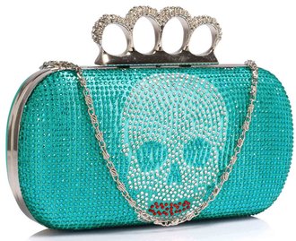 LSE00212 - Wholesale & B2B Emerald Women's Knuckle Rings Evening Bag Supplier & Manufacturer