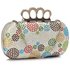 LSE00214 - Wholesale & B2B Ivory Women's Knuckle Rings Evening Bag Supplier & Manufacturer