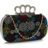 LSE00214 - Wholesale & B2B Black Women's Knuckle Rings Evening Bag Supplier & Manufacturer