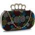 LSE00214 - Wholesale & B2B Black Women's Knuckle Rings Evening Bag Supplier & Manufacturer
