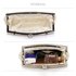 LSE00216 - Ivory Floral Satin Lace Clutch Bag