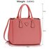 AG00184M  - Pink Tote Handbag