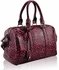 LS7008B - Wholesale & B2B Pink Patent Animal Print Bowling Handbag Supplier & Manufacturer