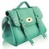 LS0053 - Emerald Buckle Detail Fashion Satchel