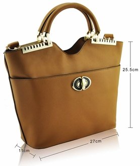 Wholesale Tan Fashion Tote Handbag