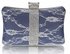 LSE00227 - Navy Crystal Strip Clutch Evening Bag