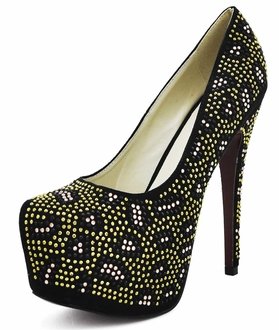 LSS00121 - Black Platform Shoes