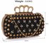 LSE00231- Wholesale & B2B Black Women's Knuckle Rings Evening Bag Supplier & Manufacturer