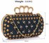 LSE00231- Wholesale & B2B Navy Women's Knuckle Rings Evening Bag Supplier & Manufacturer