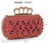 LSE00231- Wholesale & B2B Pink Women's Knuckle Rings Evening Bag Supplier & Manufacturer