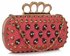 LSE00231- Wholesale & B2B Pink Women's Knuckle Rings Evening Bag Supplier & Manufacturer