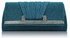 LSE00238 - Emerald Diamante Evening Clutch Bag