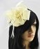 LSH00184 - Ivory Feather & Flower Fascinator
